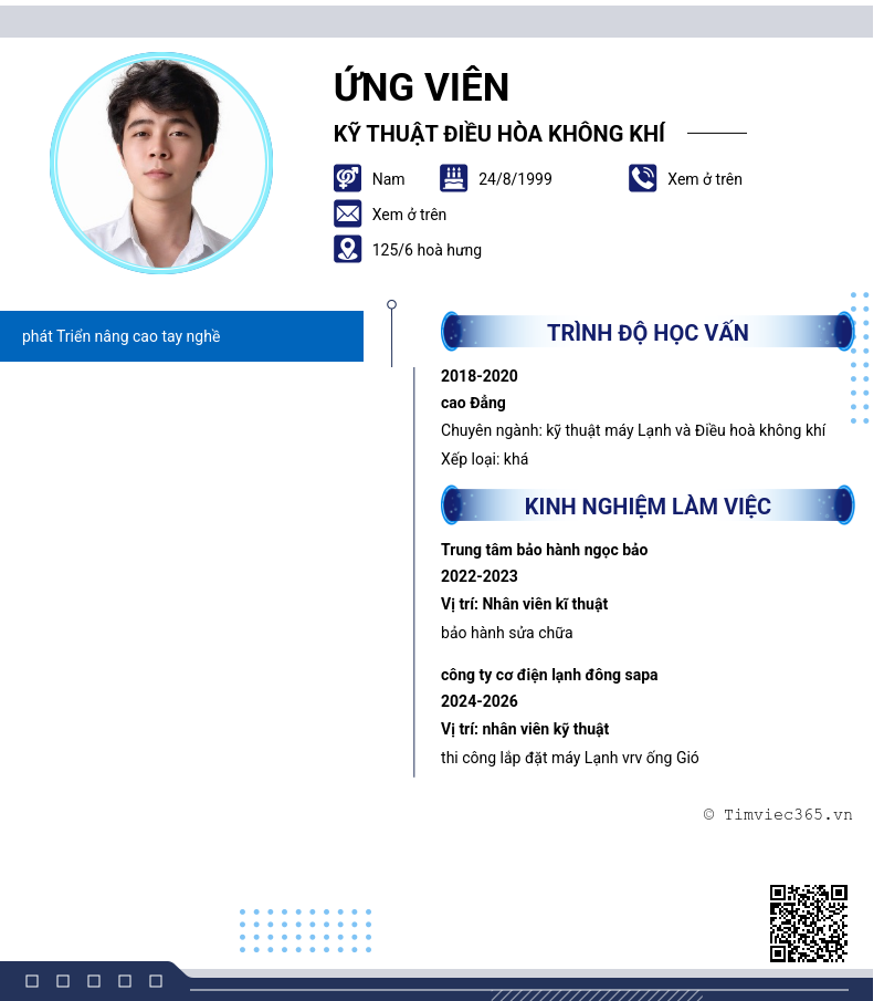 CV ứng viên