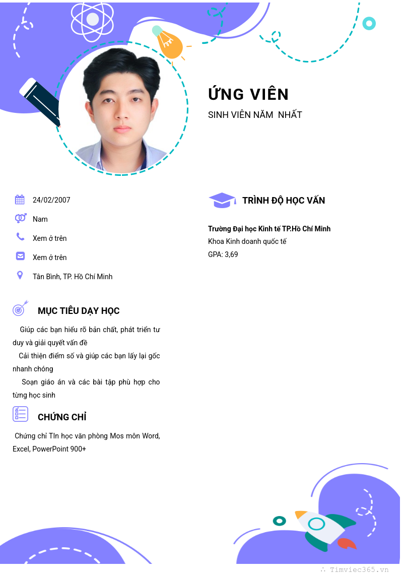 CV ứng viên