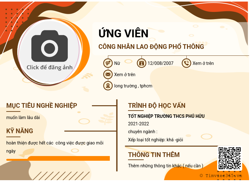 CV ứng viên