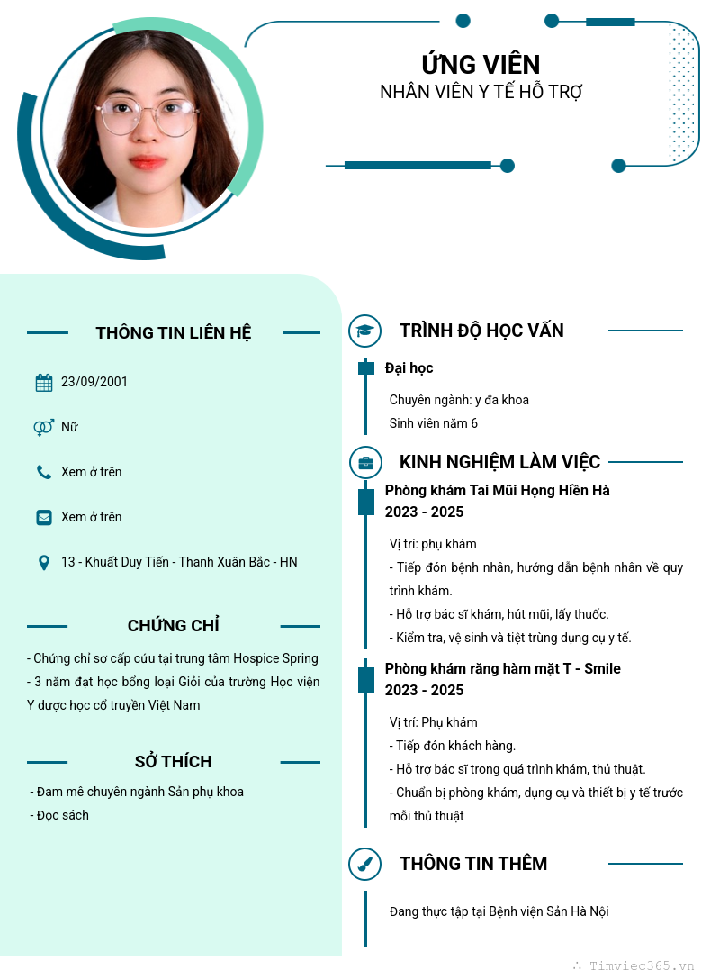 CV ứng viên