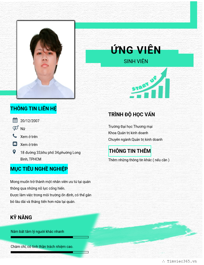 CV ứng viên