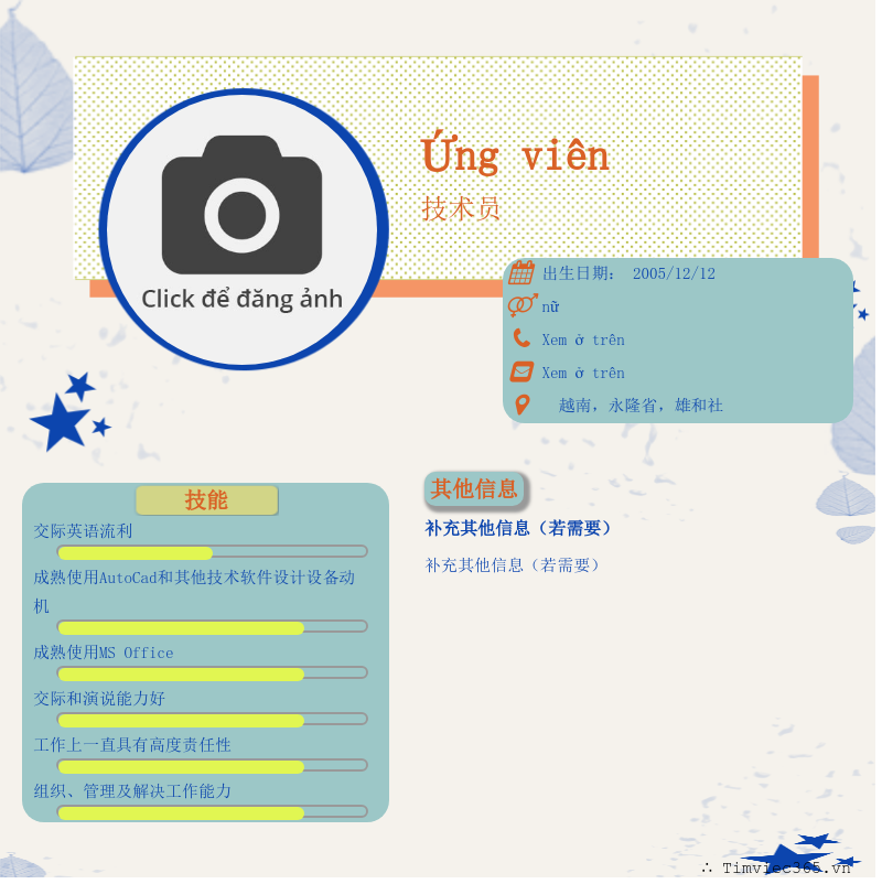 CV ứng viên