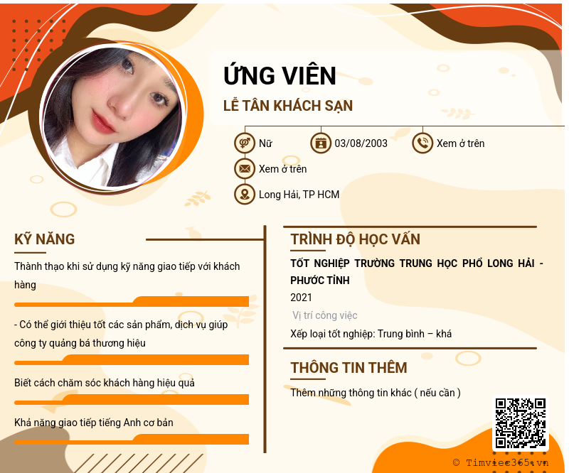 CV ứng viên