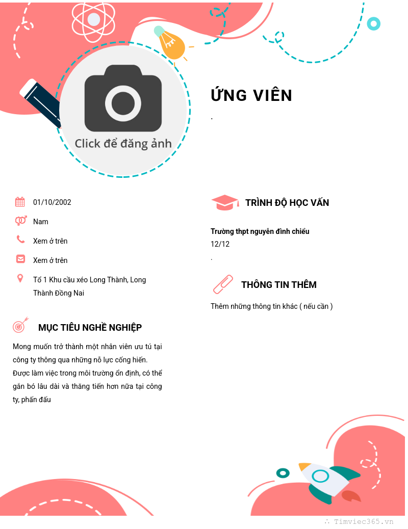 CV ứng viên