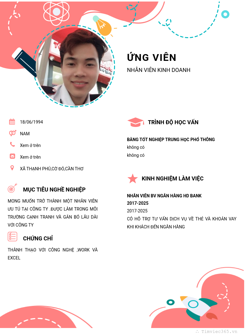CV ứng viên