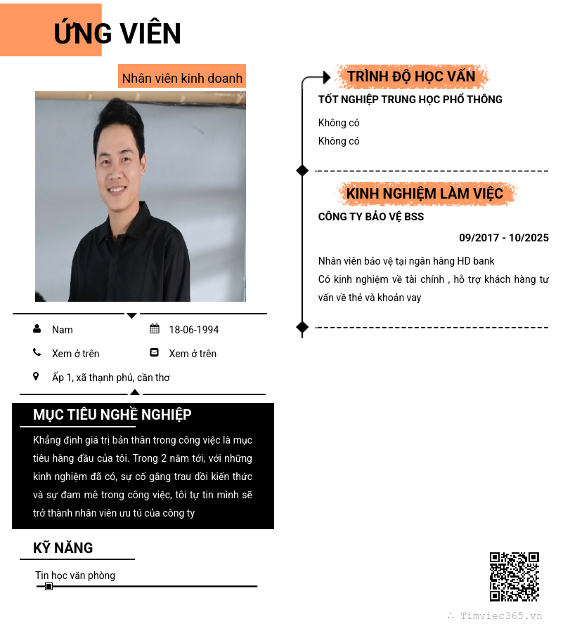 CV ứng viên