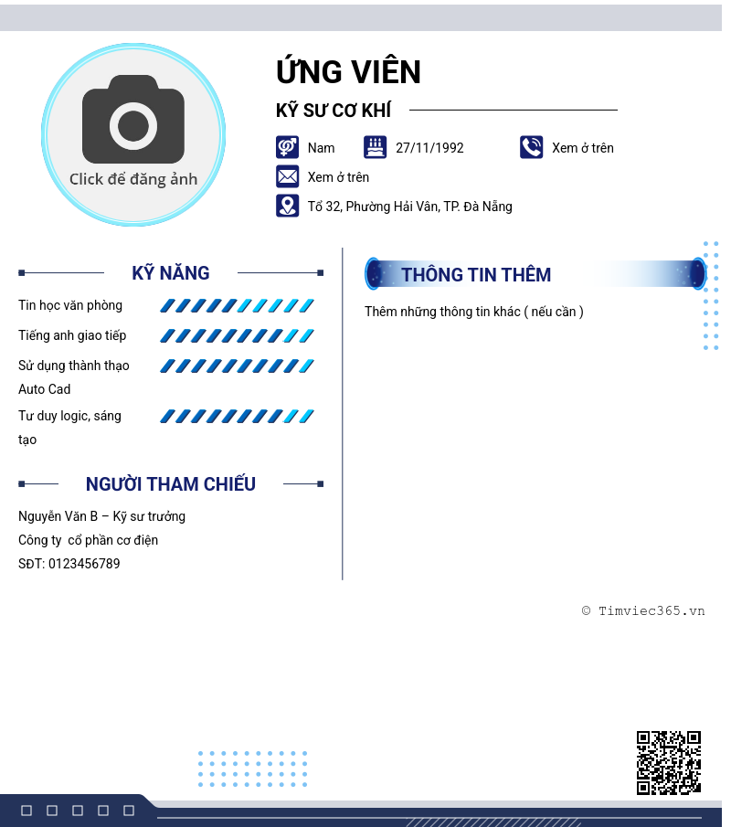 CV ứng viên