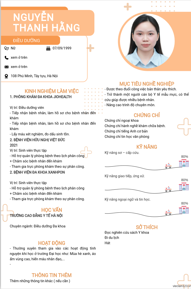 CV ứng viên