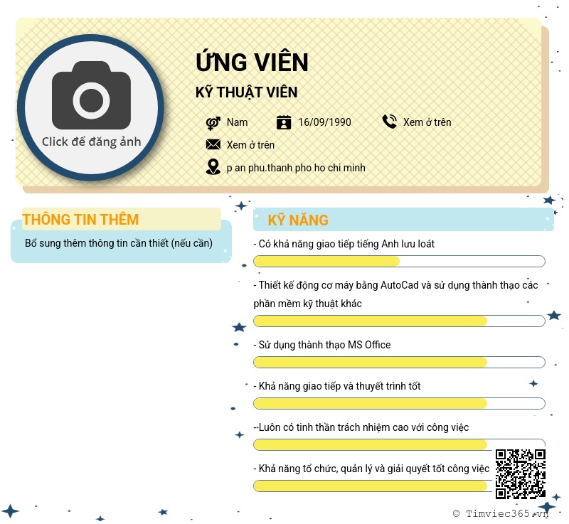 CV ứng viên