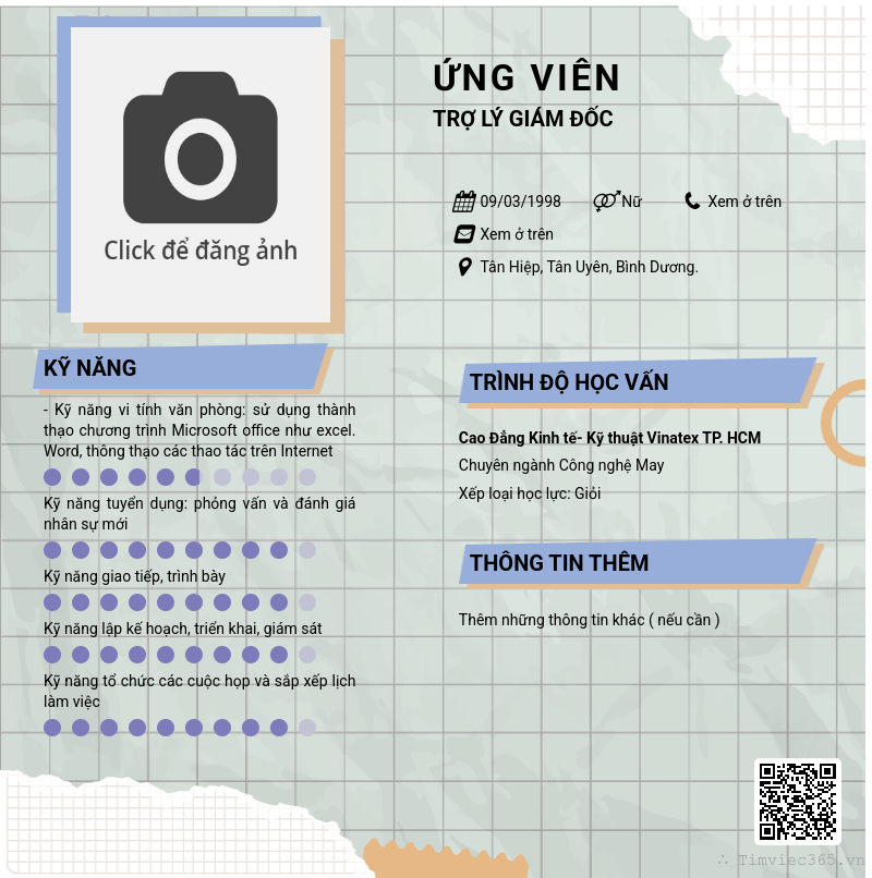 CV ứng viên