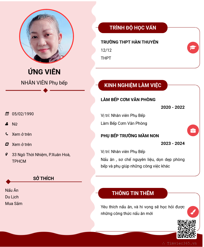 CV ứng viên