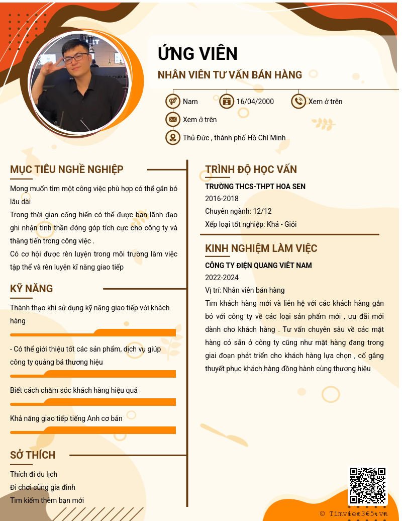 CV ứng viên