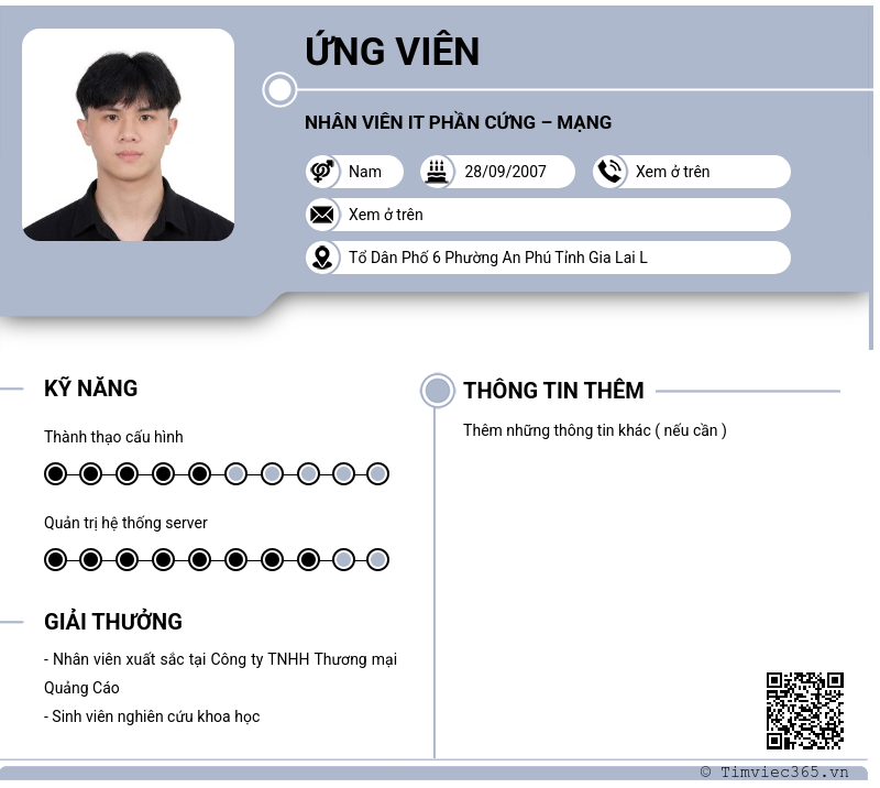 CV ứng viên