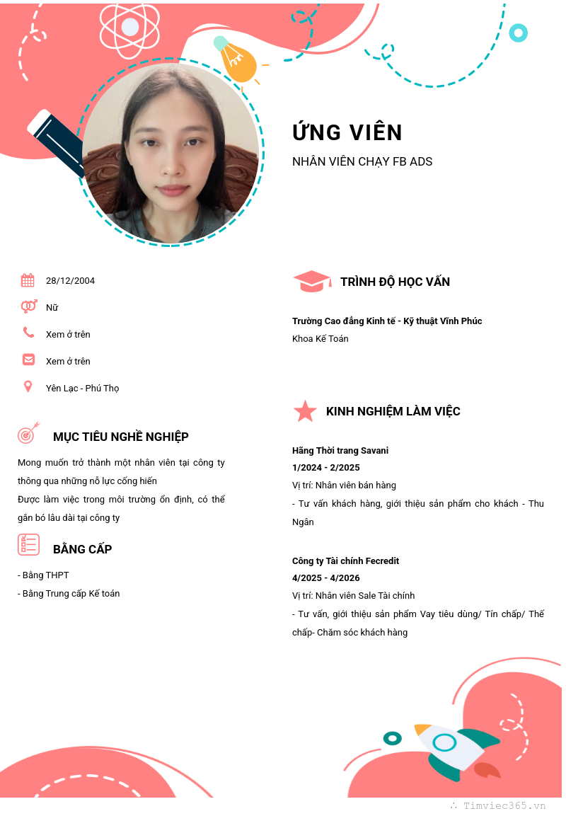 CV ứng viên