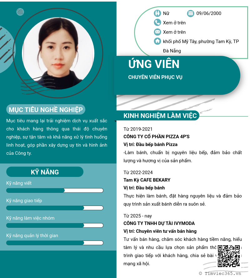 CV ứng viên