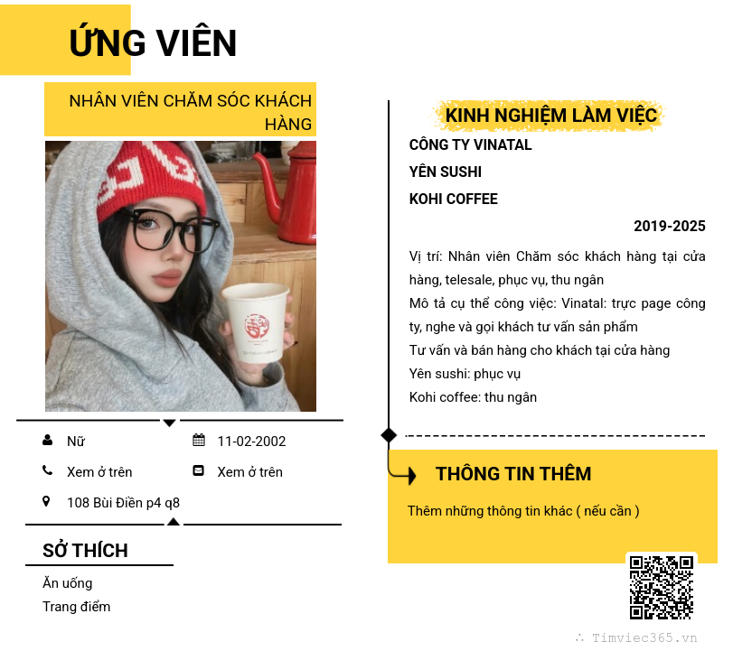 CV ứng viên