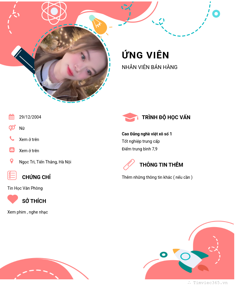 CV ứng viên