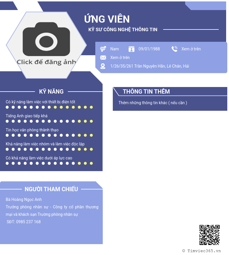 CV ứng viên
