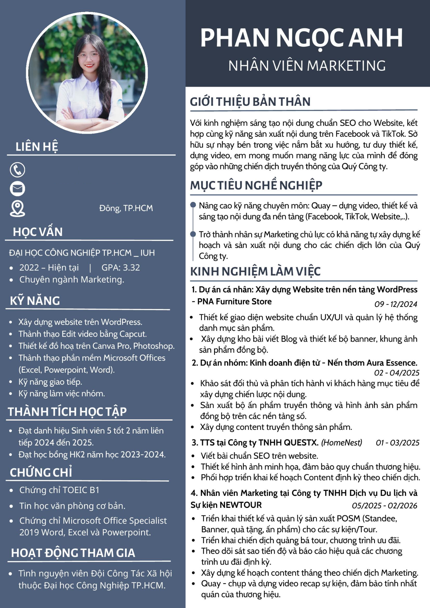 CV ứng viên
