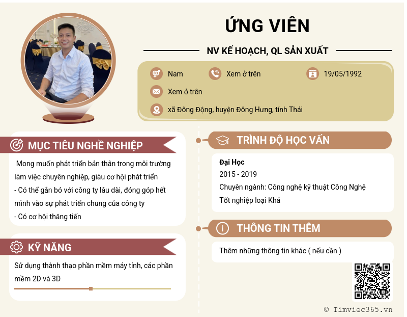 CV ứng viên