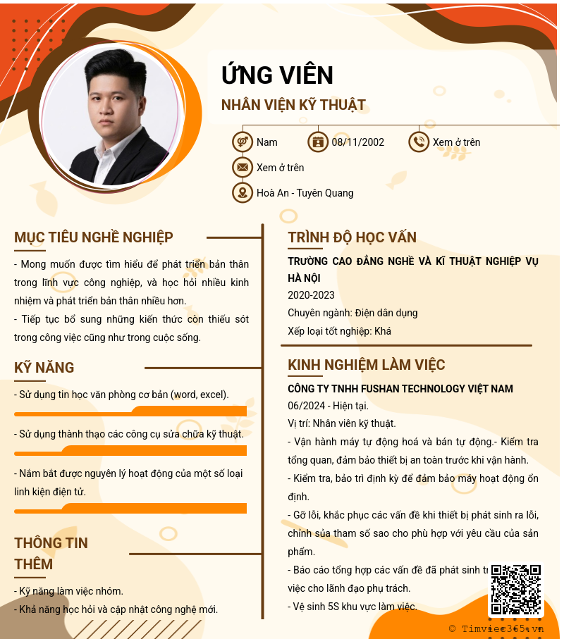 CV ứng viên