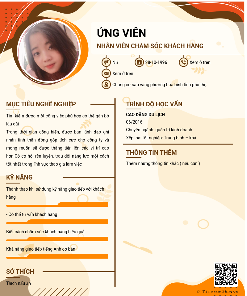 CV ứng viên