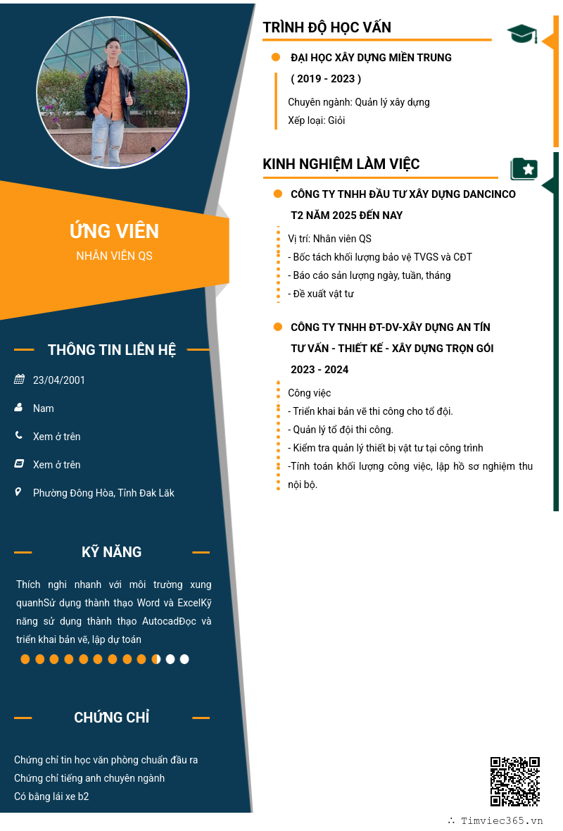 CV ứng viên