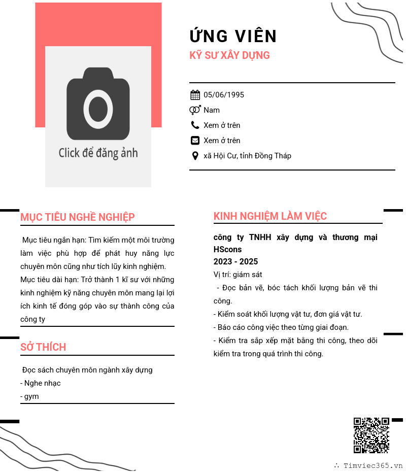 CV ứng viên