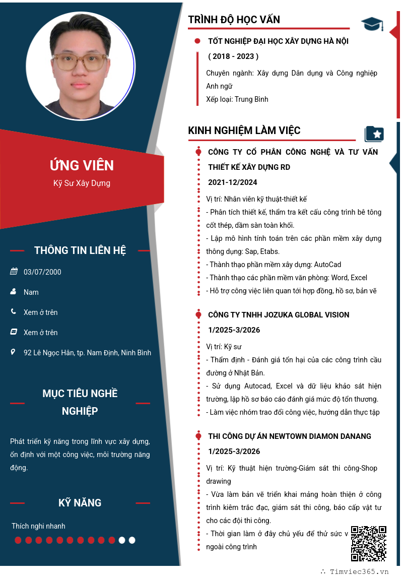 CV ứng viên
