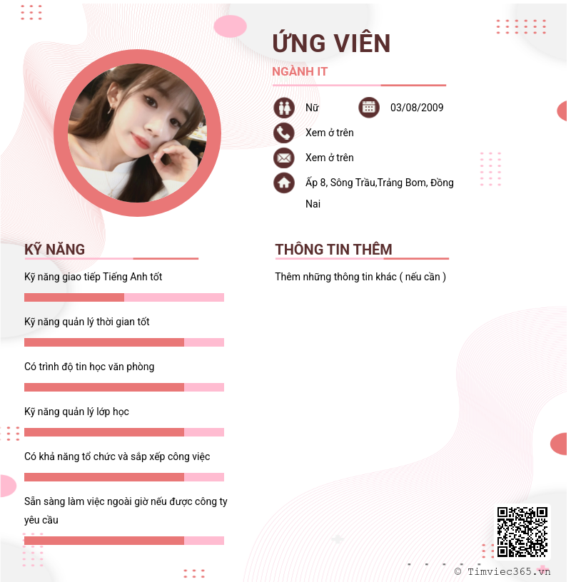 CV ứng viên