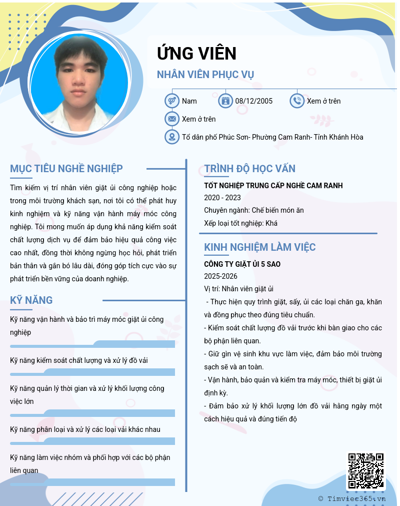 CV ứng viên