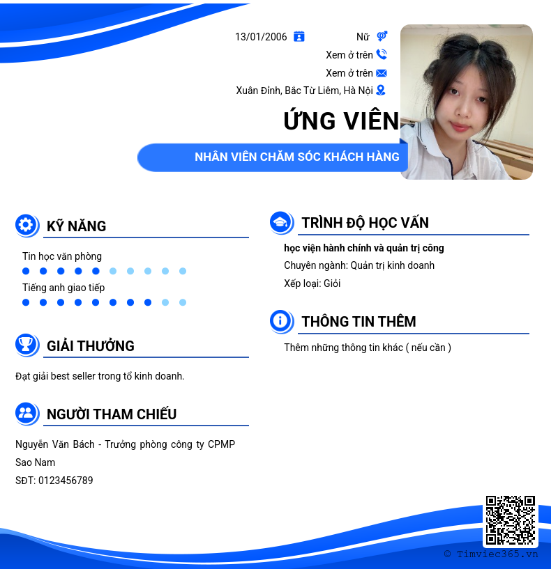 CV ứng viên