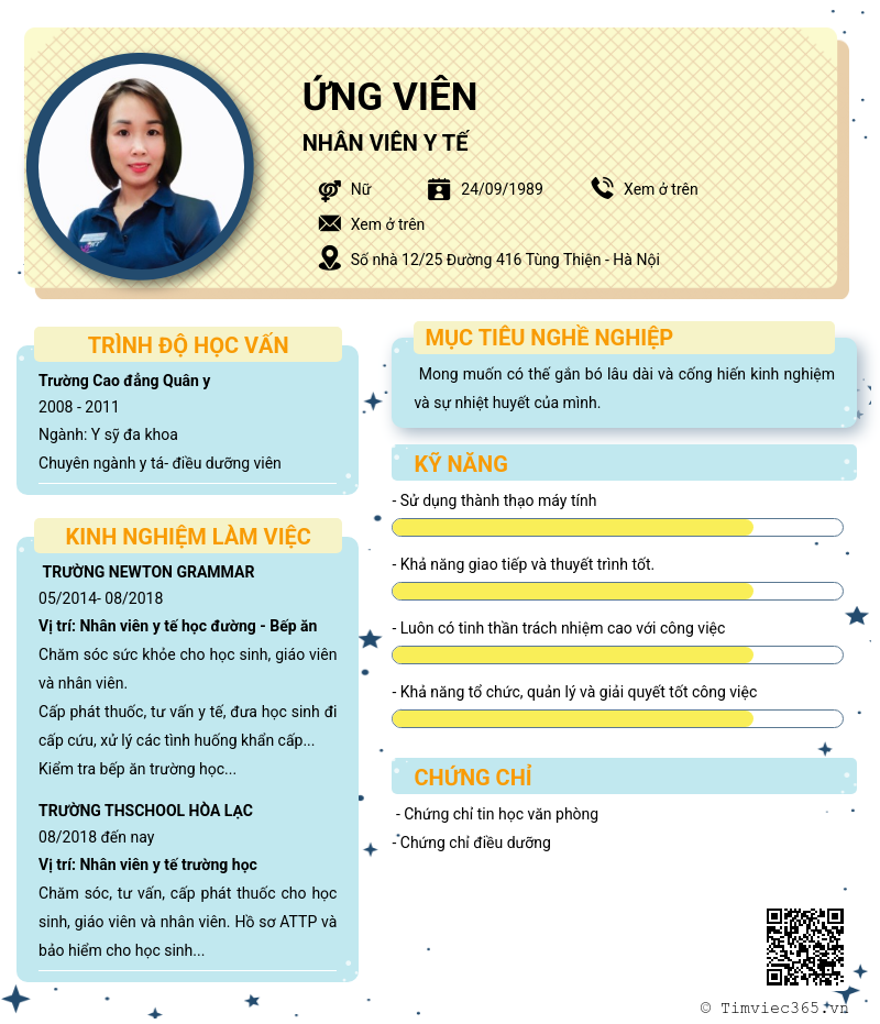 CV ứng viên