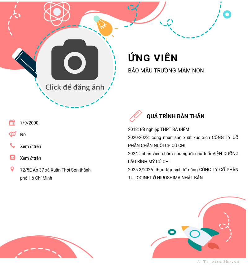 CV ứng viên
