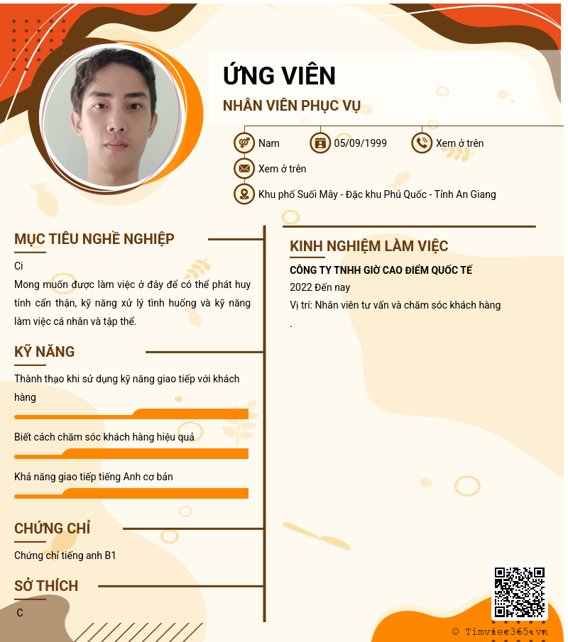 CV ứng viên