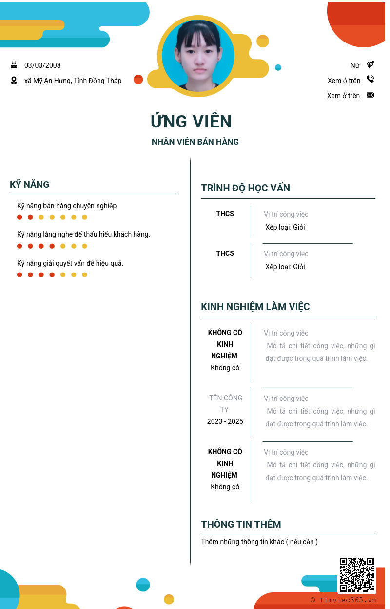 CV ứng viên
