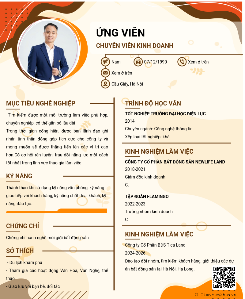 CV ứng viên