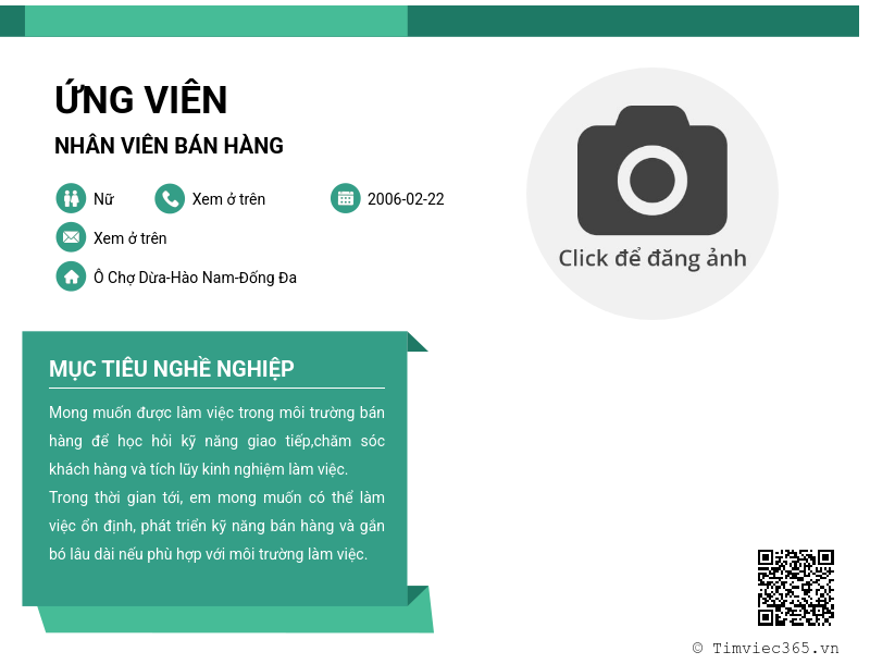 CV ứng viên