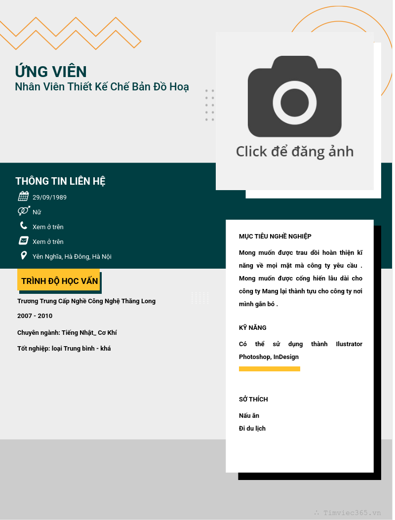 CV ứng viên