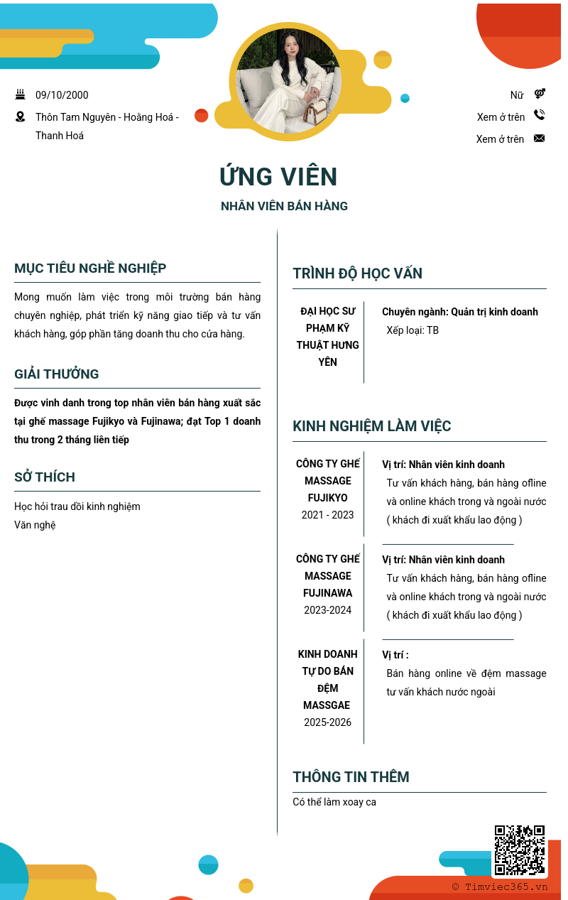 CV ứng viên