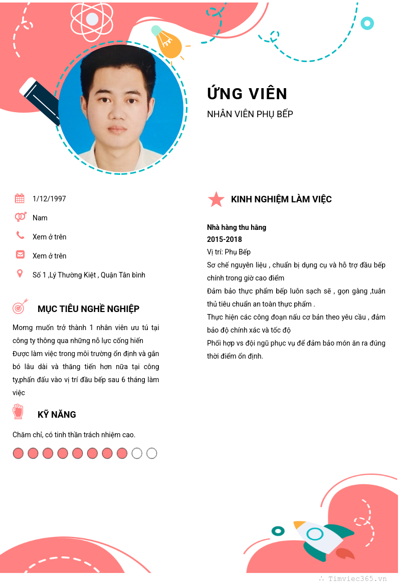 CV ứng viên