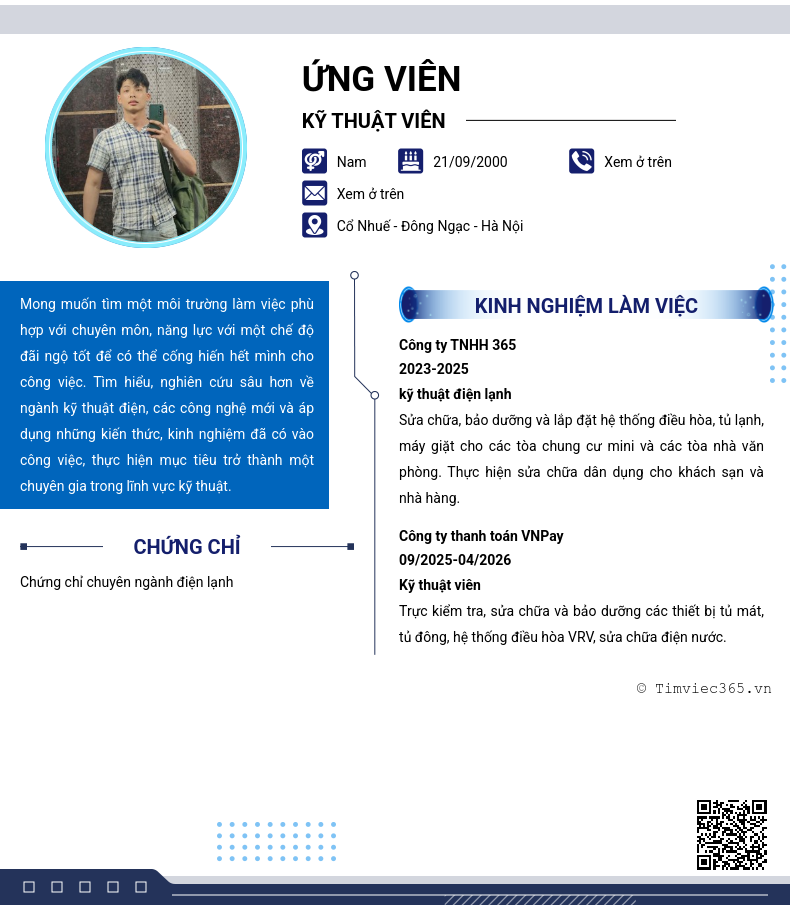 CV ứng viên
