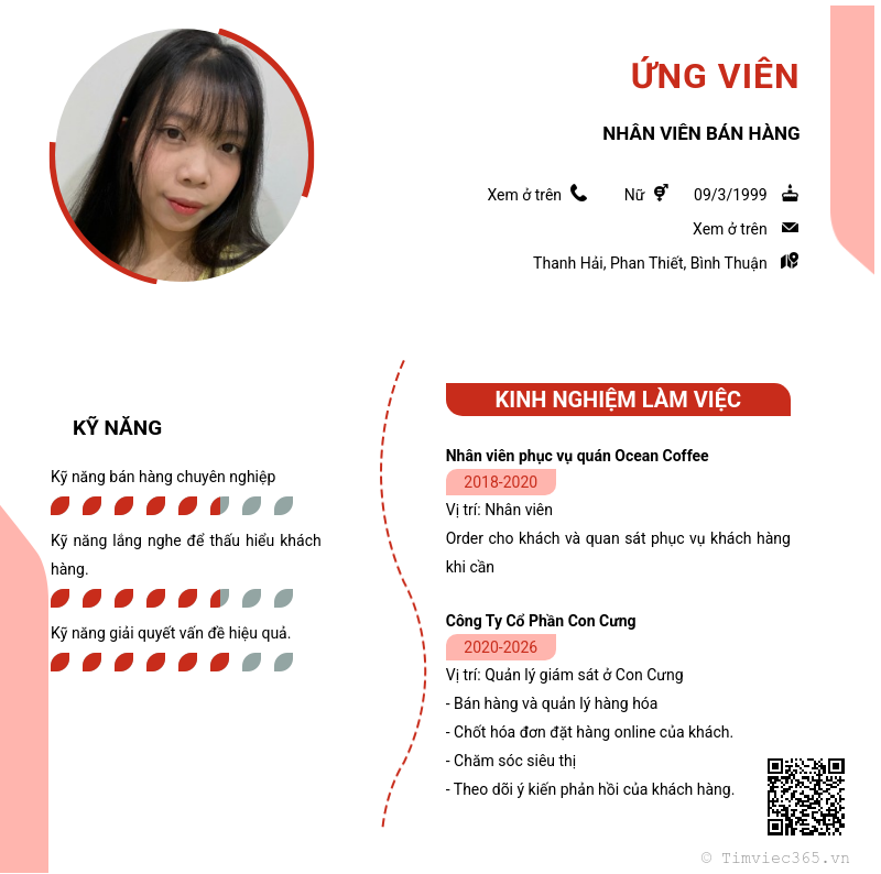 CV ứng viên