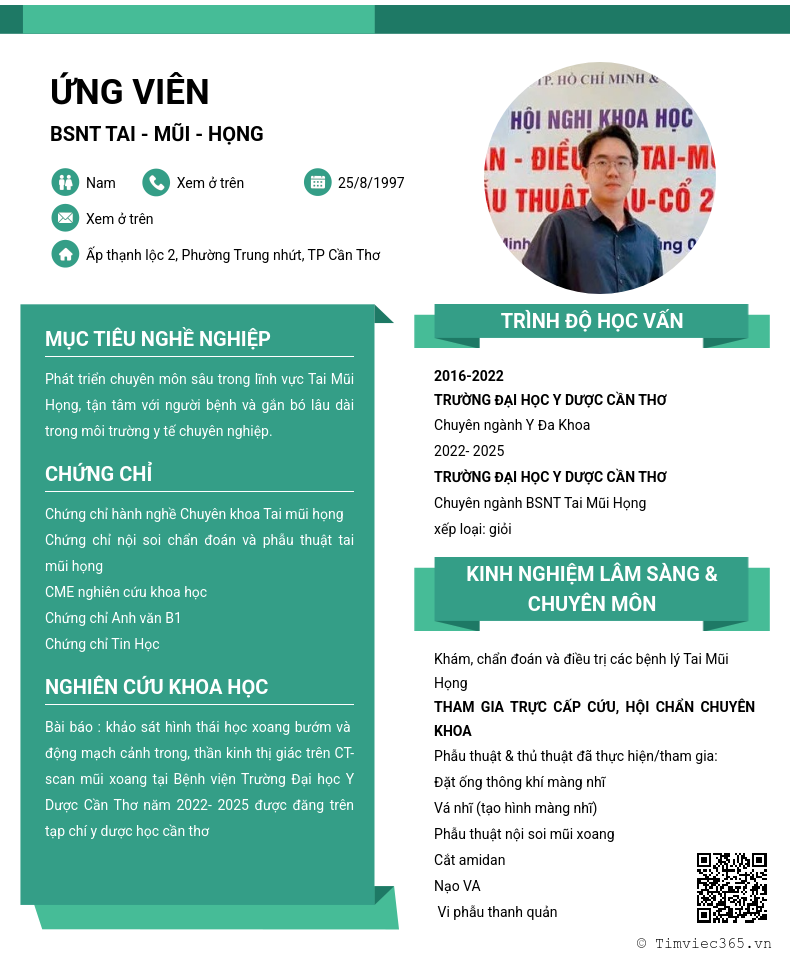 CV ứng viên