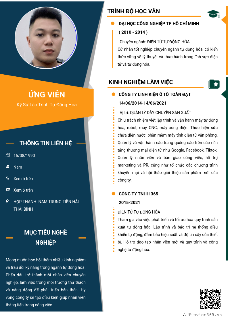 CV ứng viên