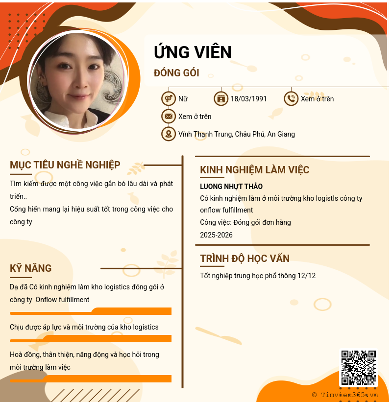 CV ứng viên