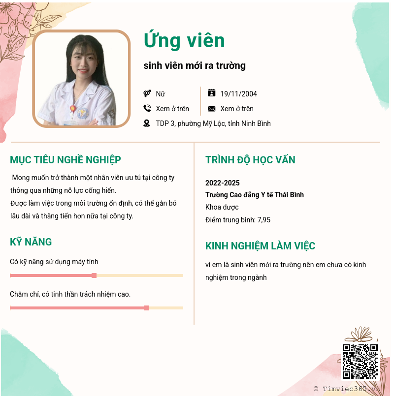 CV ứng viên