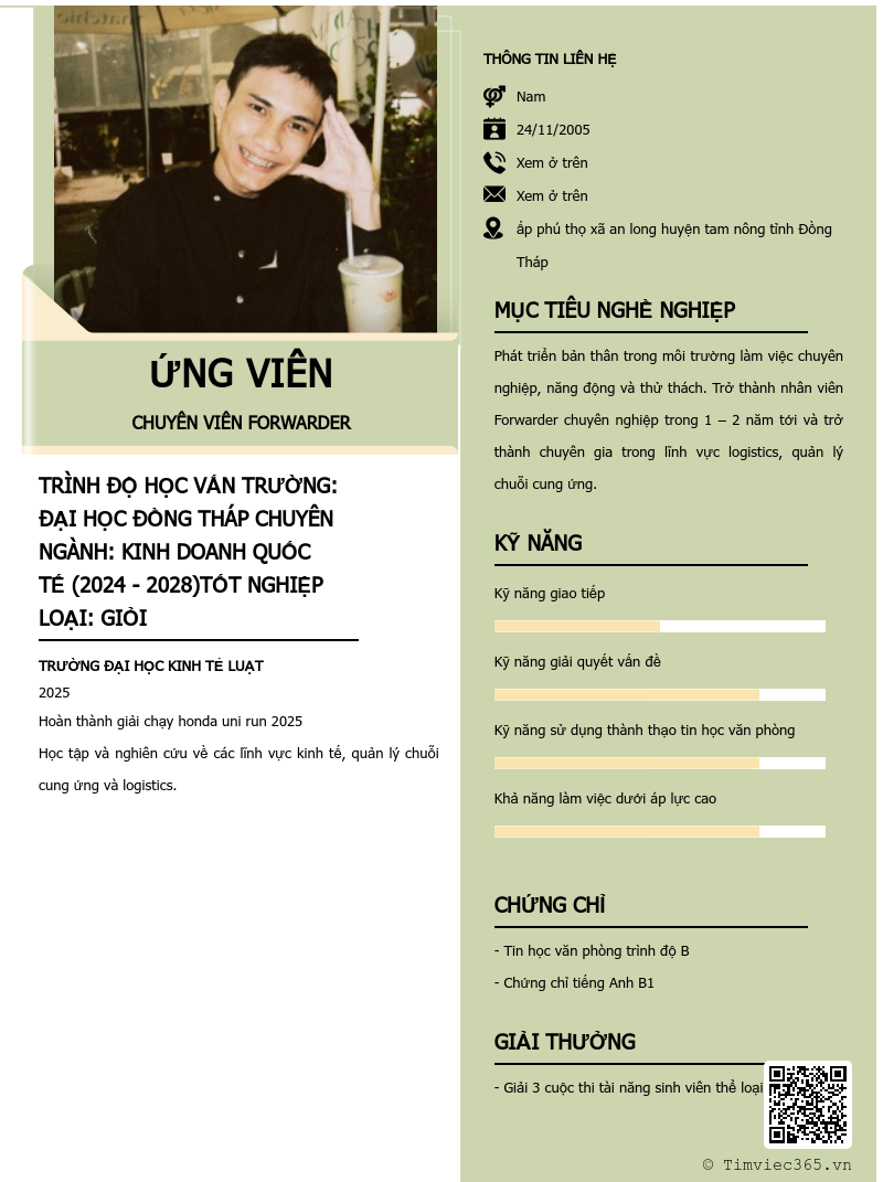 CV ứng viên