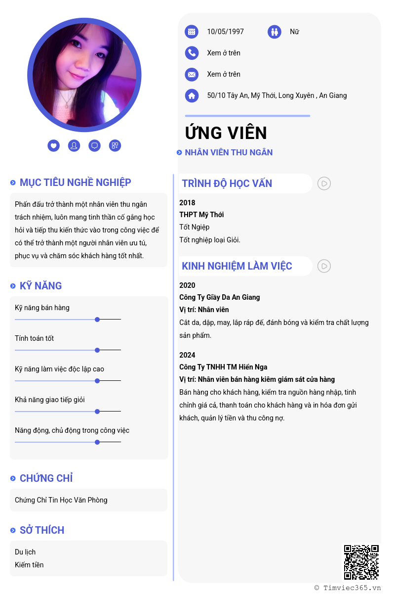 CV ứng viên