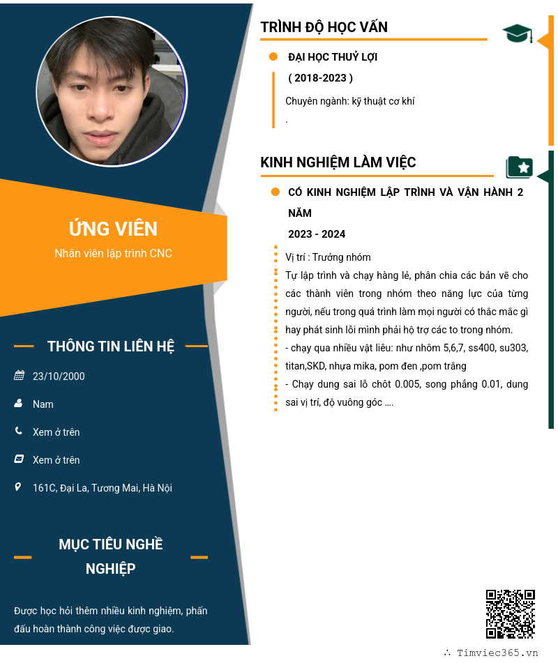 CV ứng viên